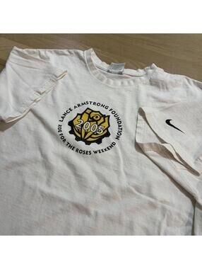 Nike Y2K Lance Armstrong Foundation Ride for the Roses 2005 Shirt XL